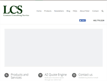 Tablet Screenshot of lemieuxconsultingservice.com
